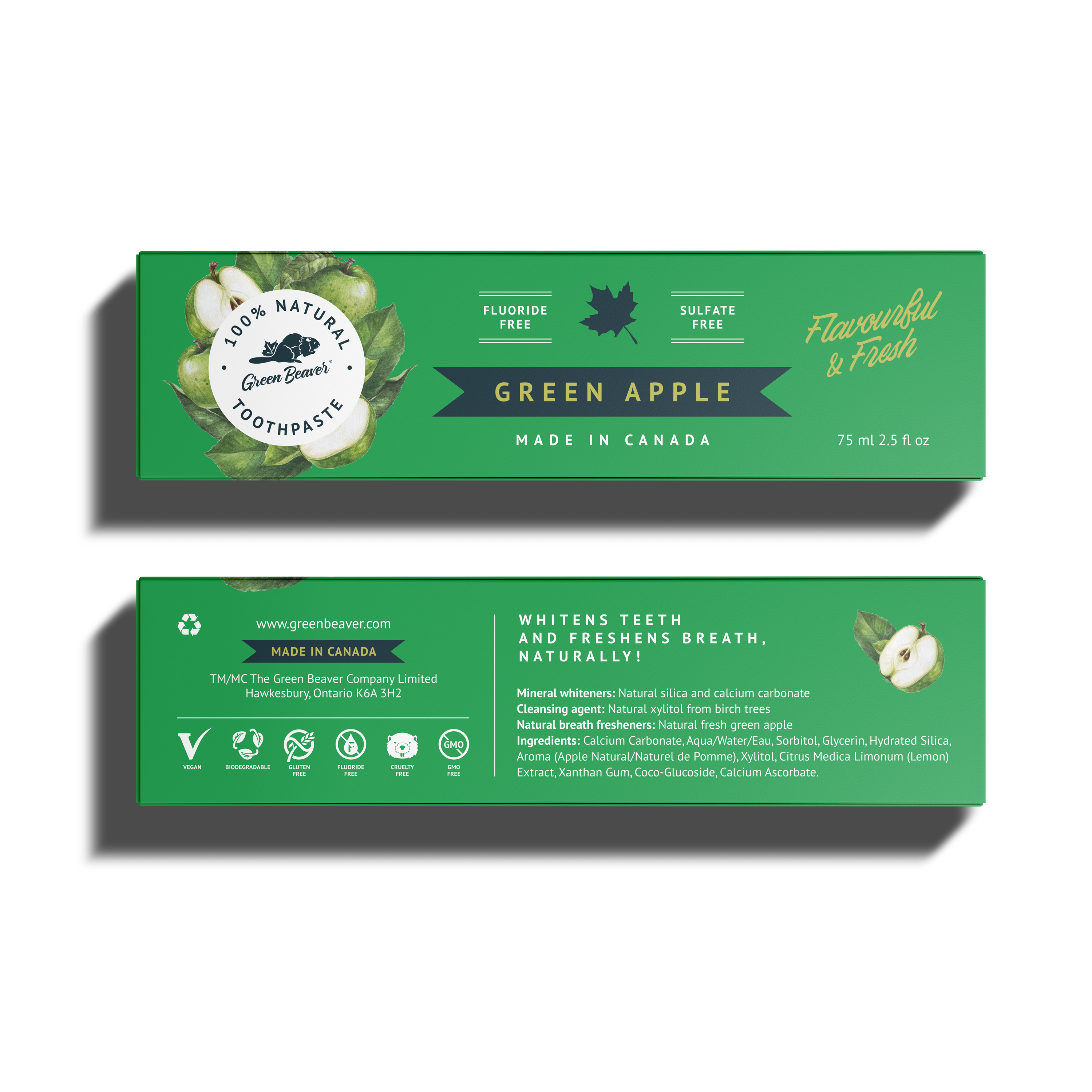 Green Beaver Green Apple Toothpaste
