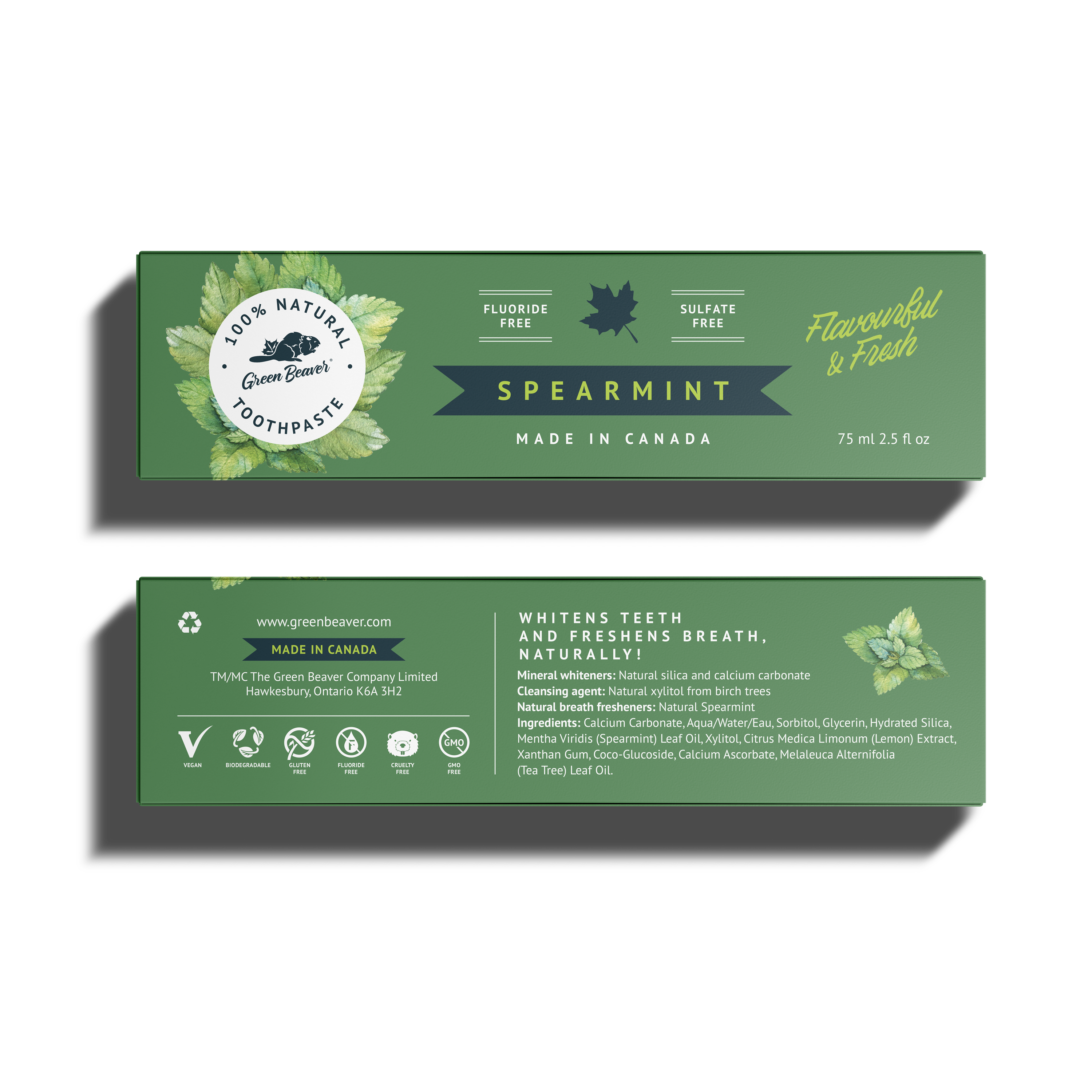 Green Beaver Spearmint Toothpaste