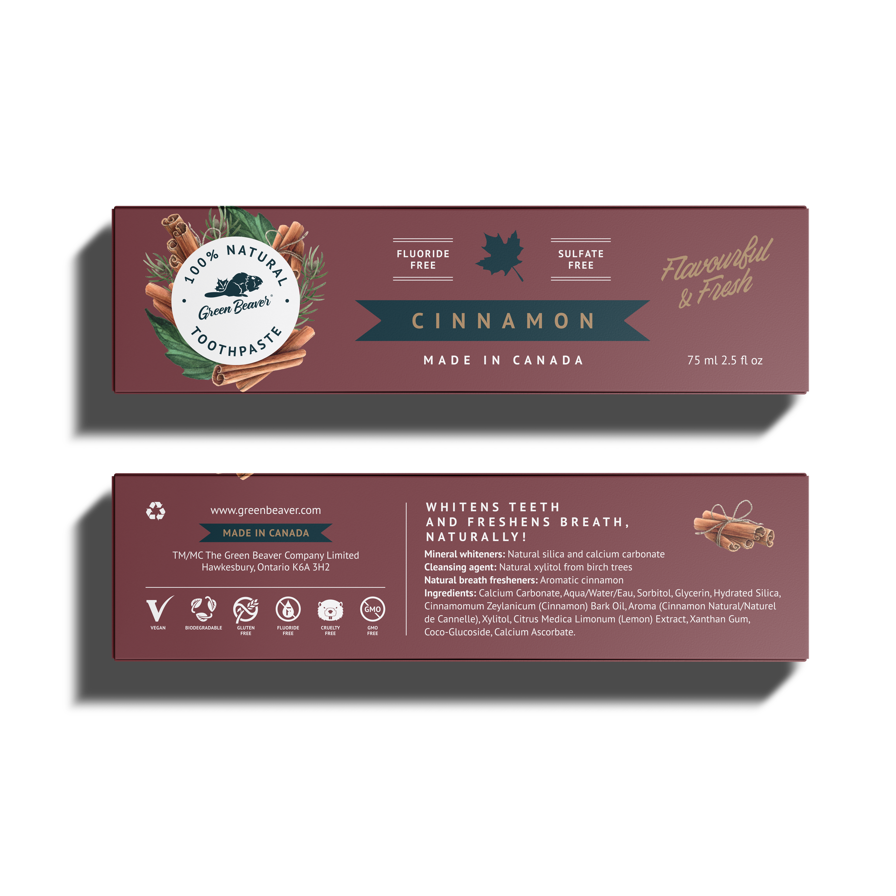Green Beaver Cinnamon Toothpaste