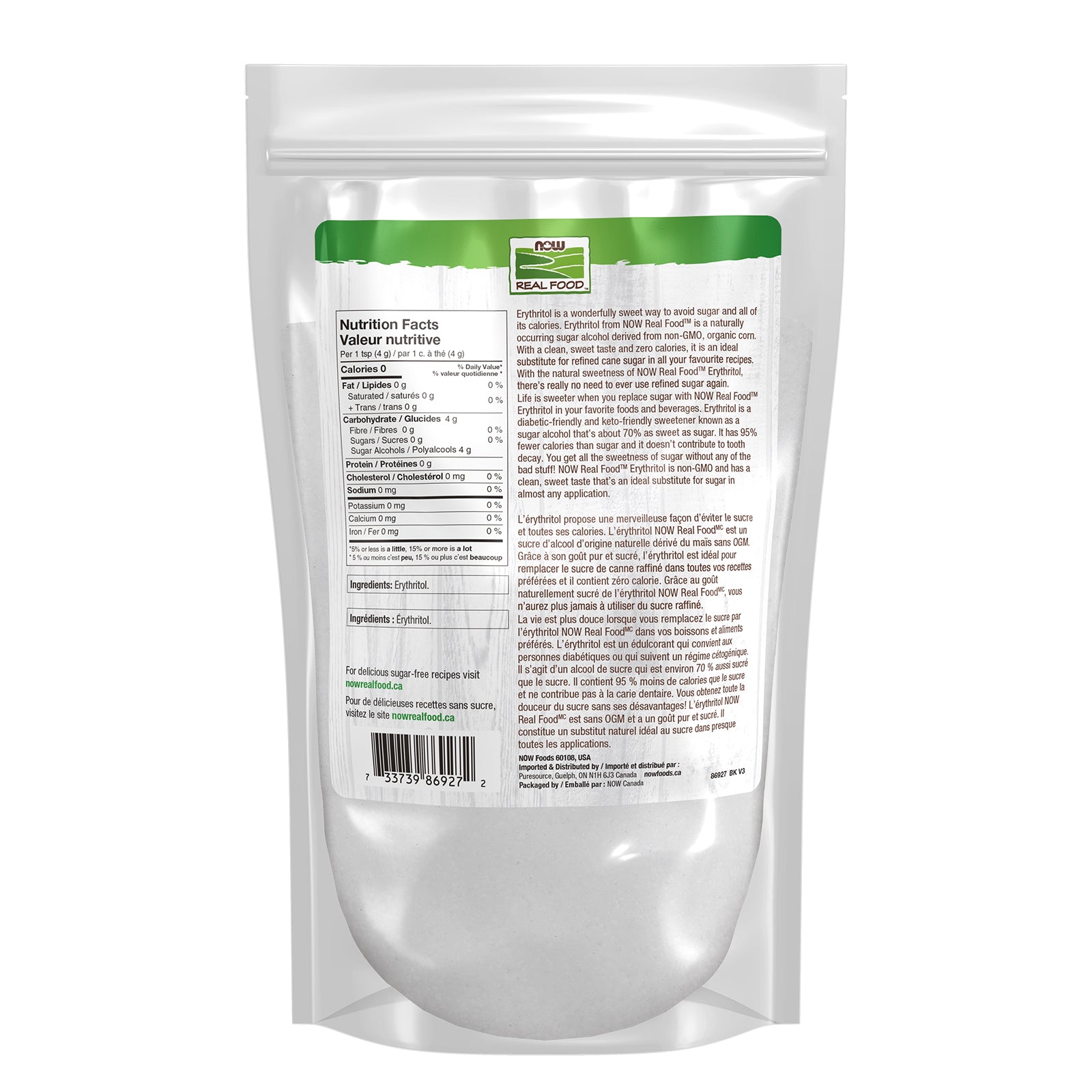 Erythritol Naturally Sweet