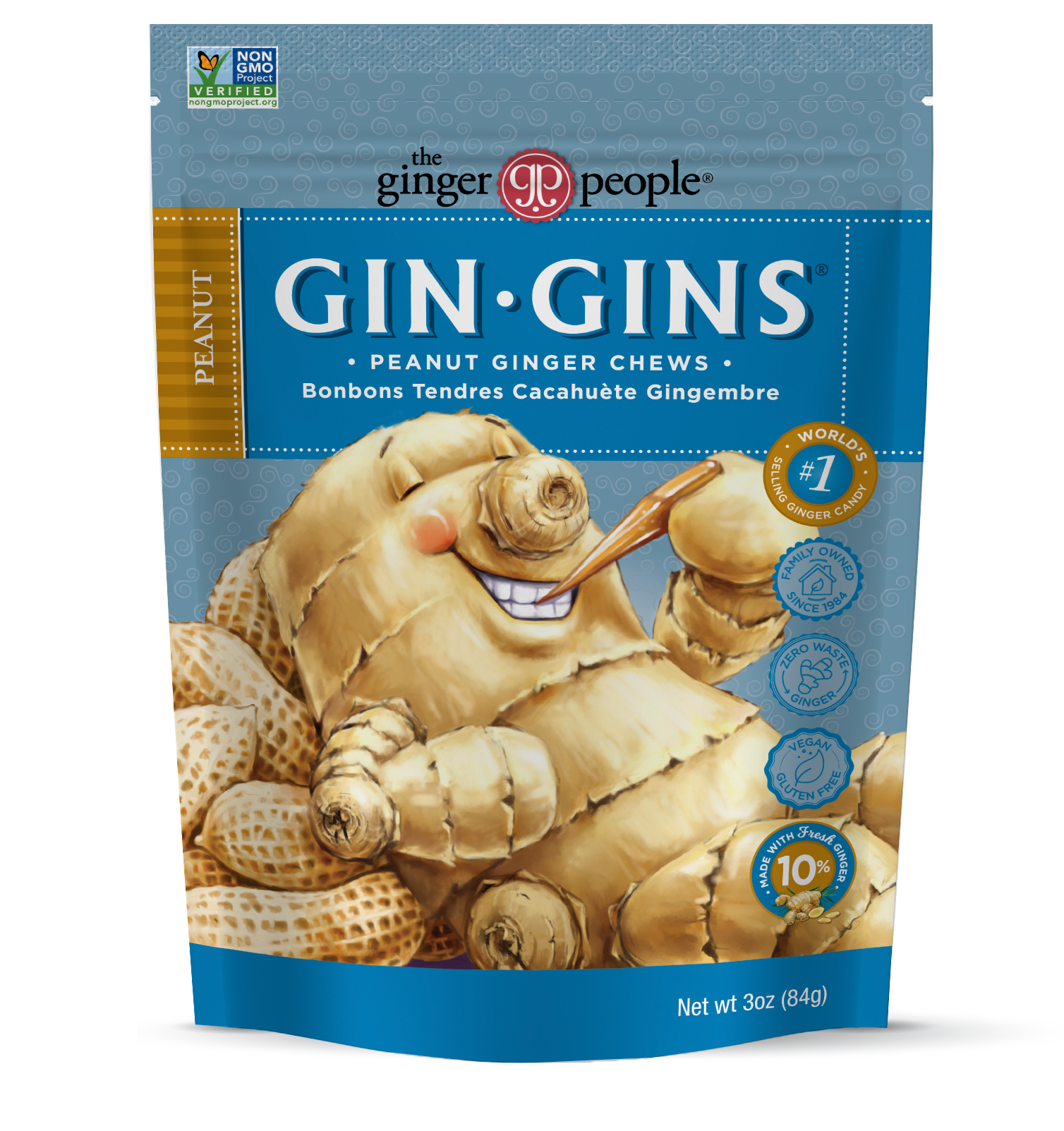 Peanut Gin-Gins Chews