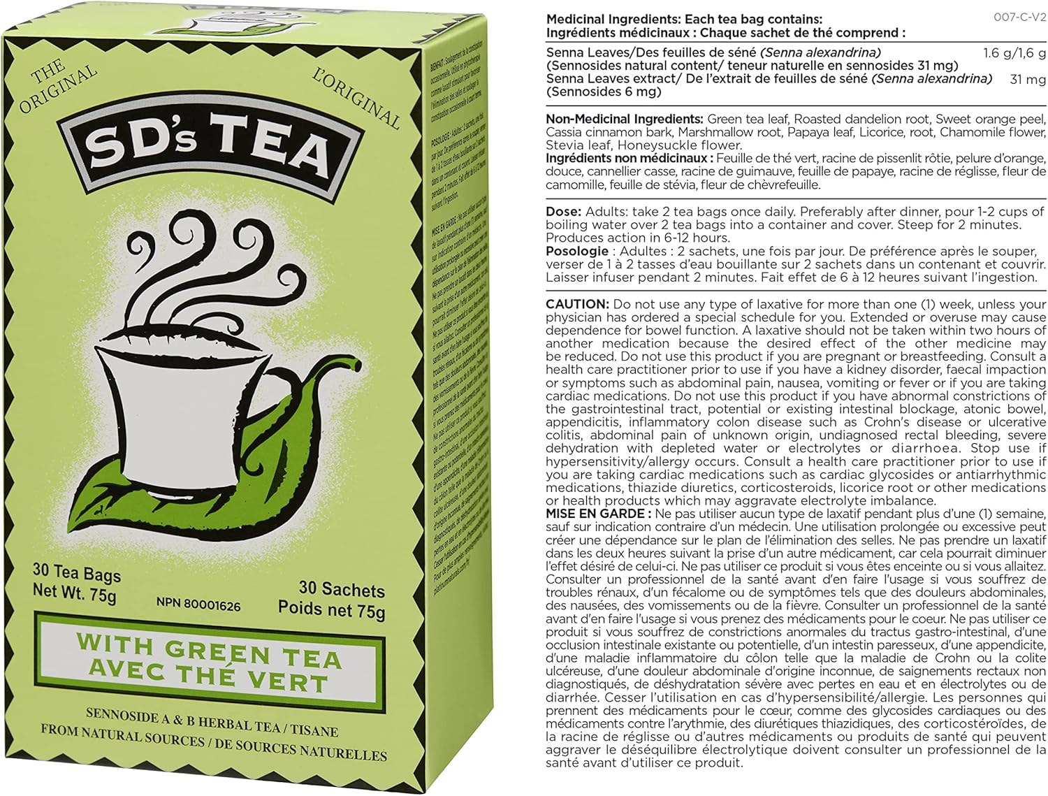 Sd's Tea Green Tea