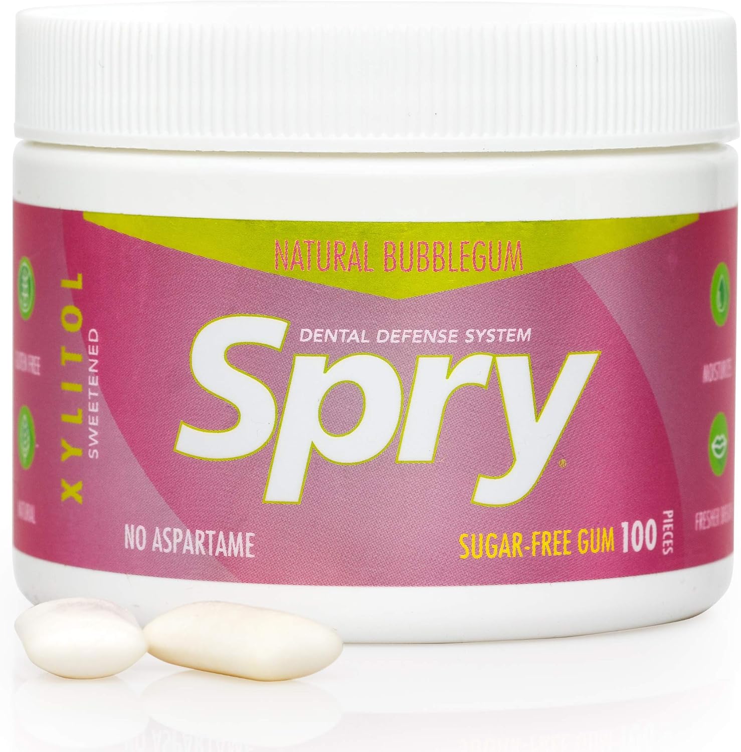 Spry Bubble Gum Chewing Gum
