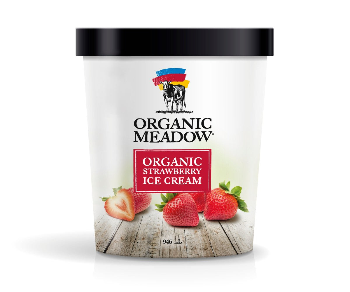 Organic Strawberry Ice Cream