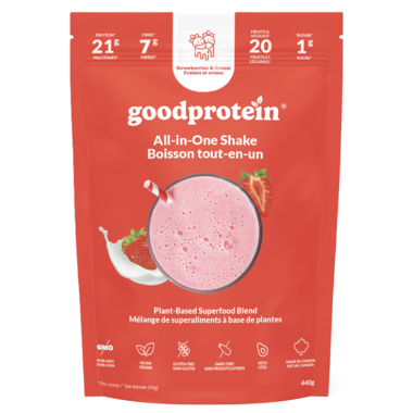 Strawberries & Cream Plant-Based All-in-One Protein