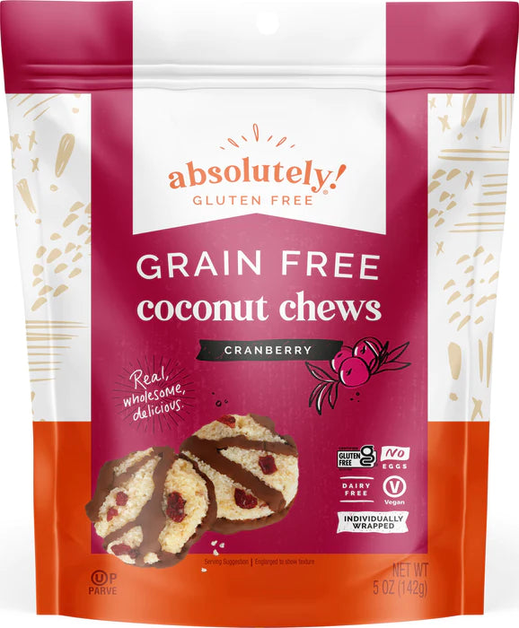 Vegan Grain-Free Cranberry Coconut Chews
