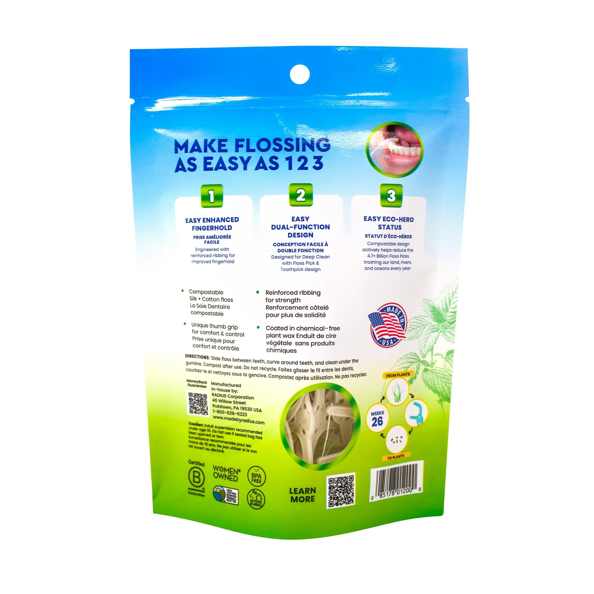 Radius Ecoclean Floss Picks