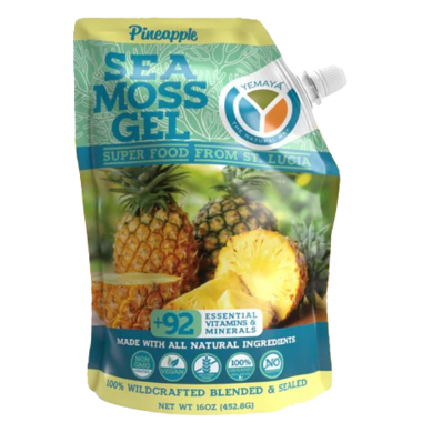 Pineapple Sea Moss Gel Pouch