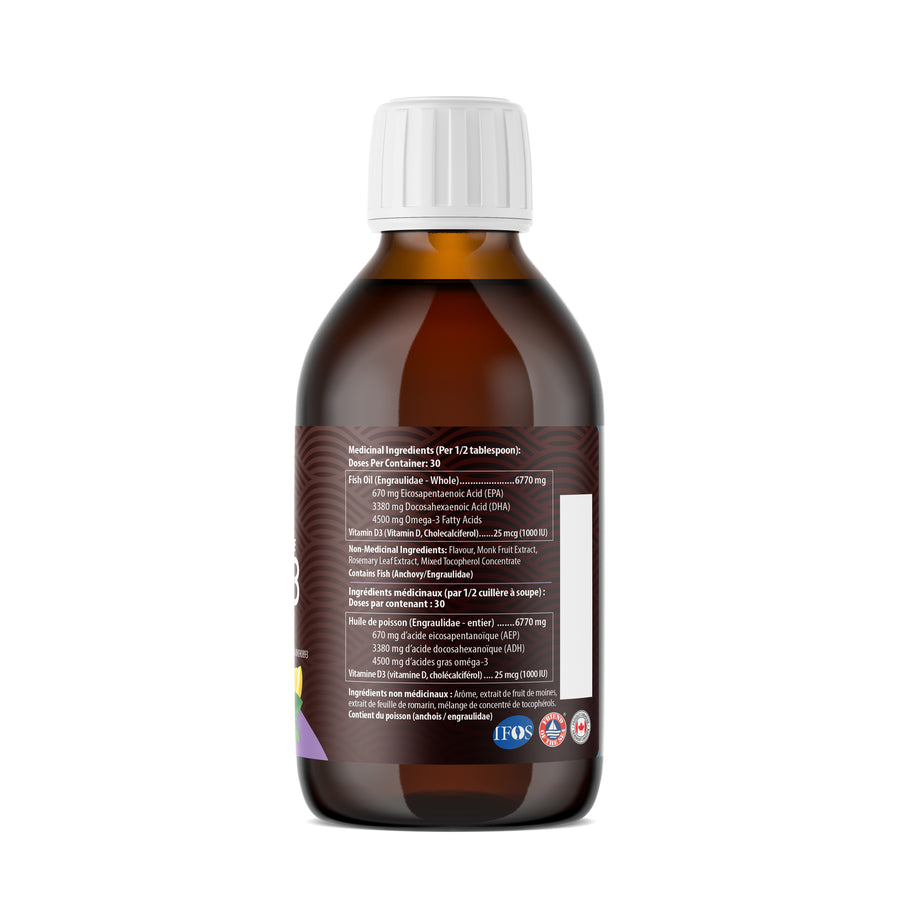 Aquaomega High DHA Lemon Omega-3