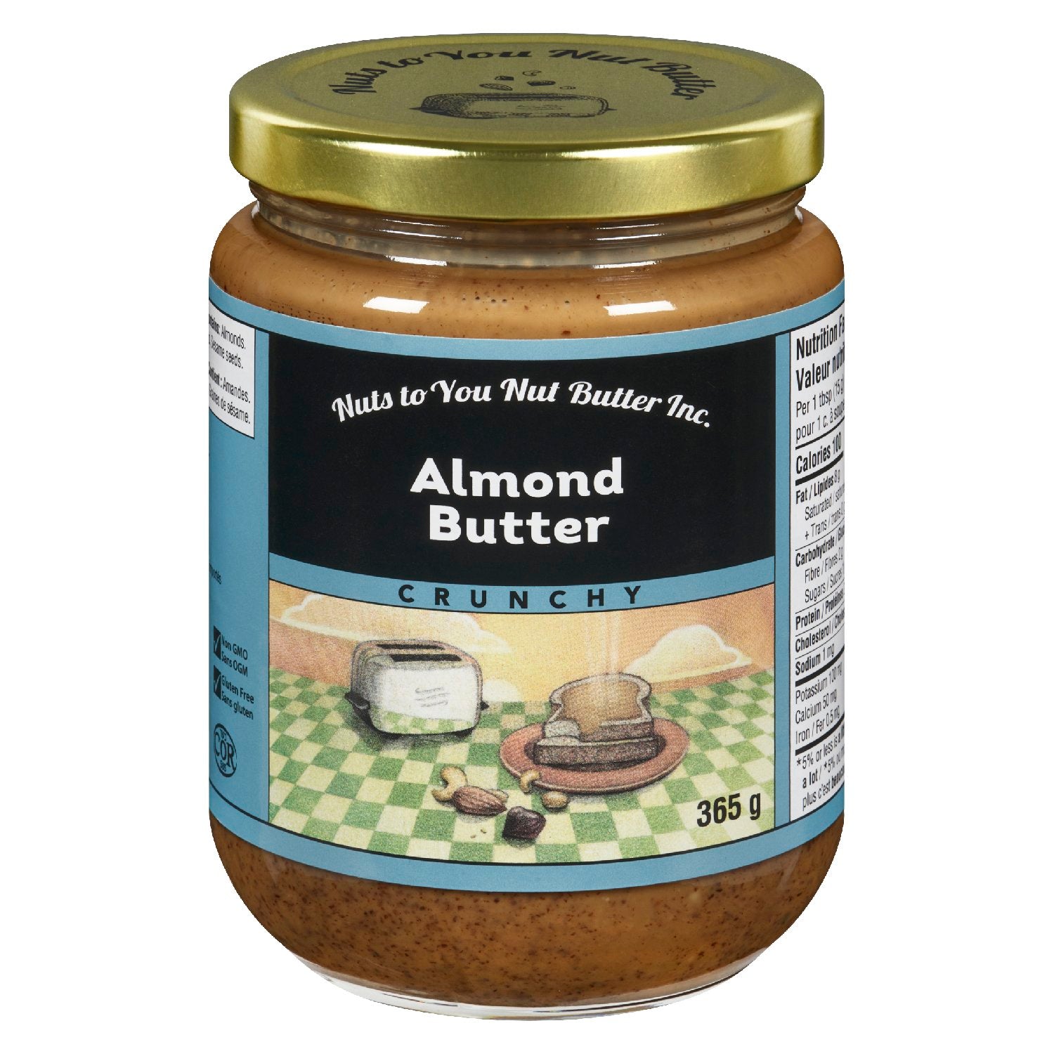 Nuts To You Crunchy Almond Butter