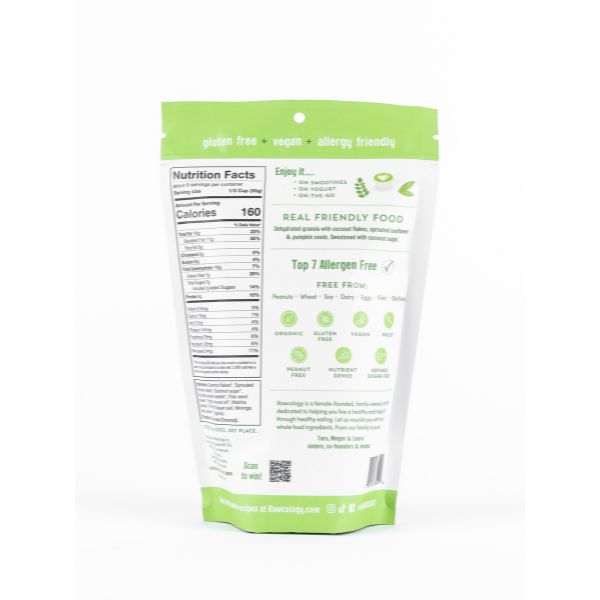 Rawcology Organic Matcha Latte Grain-free Granola