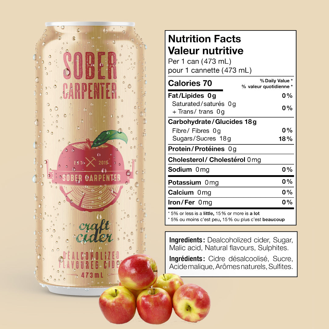 Sober Carpenter De-Alcoholized Cider