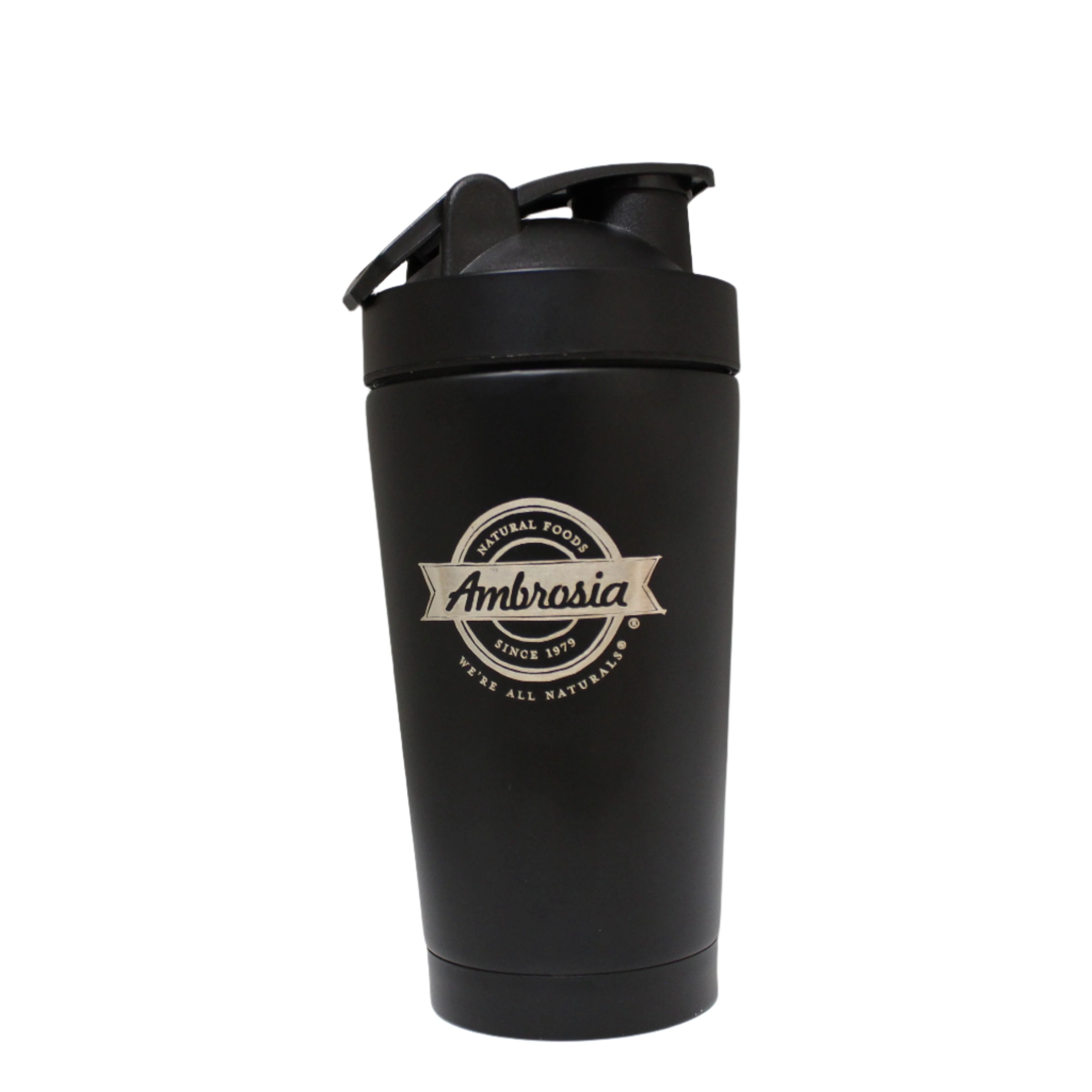 Stainless Steel Shaker Cup - Black