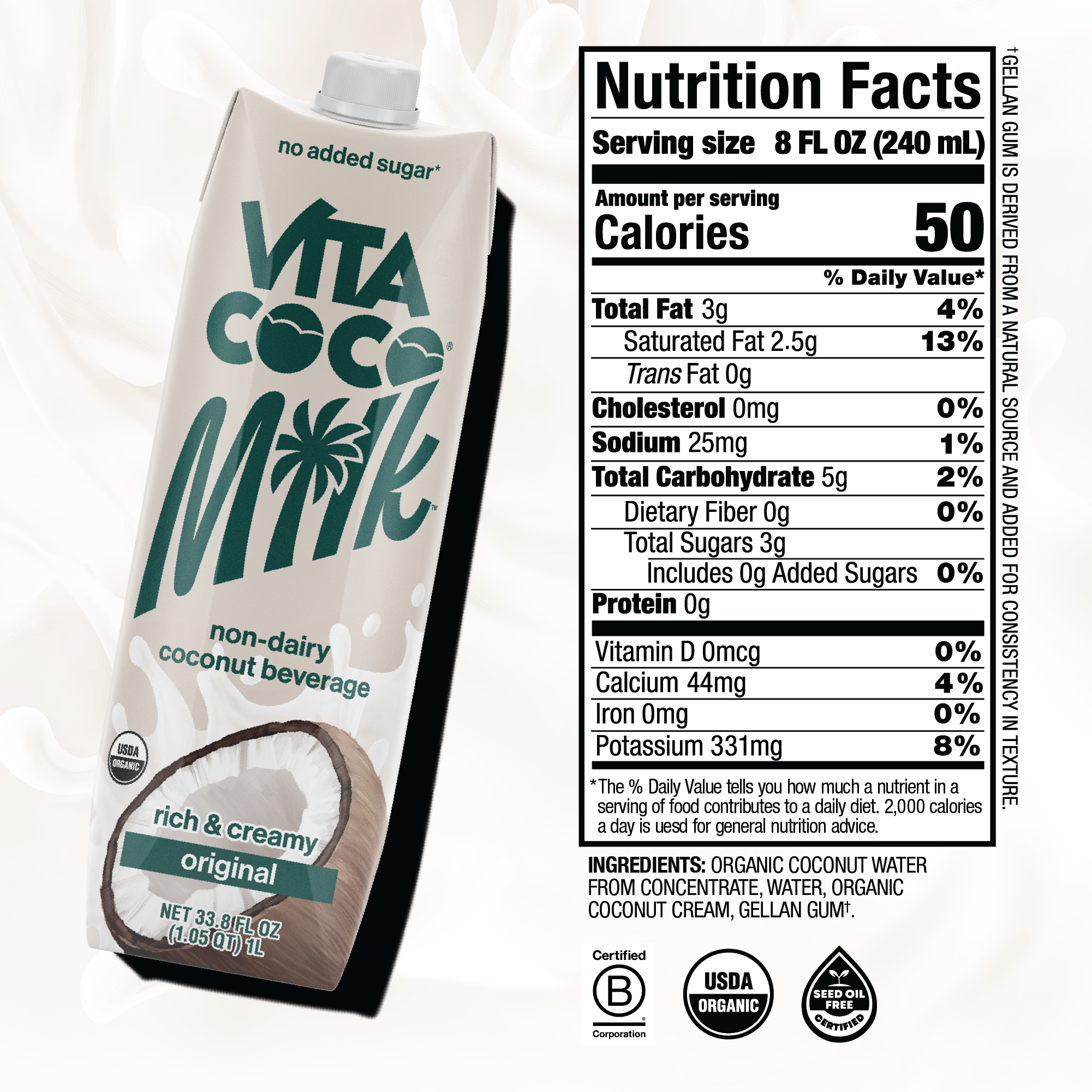 Vita Coco Organic Original Coconut Beverage