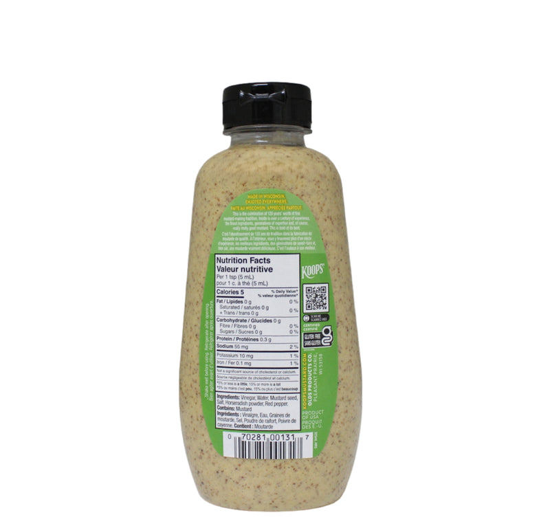 Gluten Free Horseradish Mustard