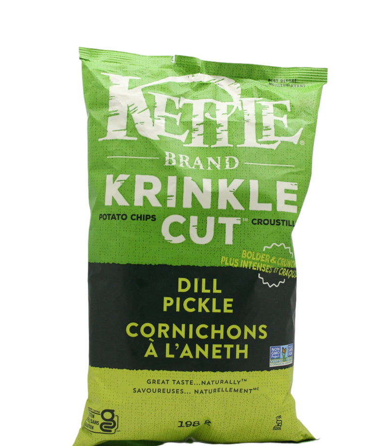 Dill Pickle Krinkle Cut Potato Chips