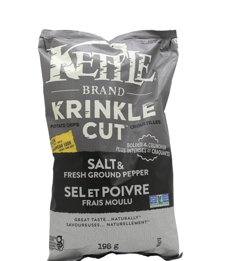 Salt & Pepper Krinkle Potato Chips