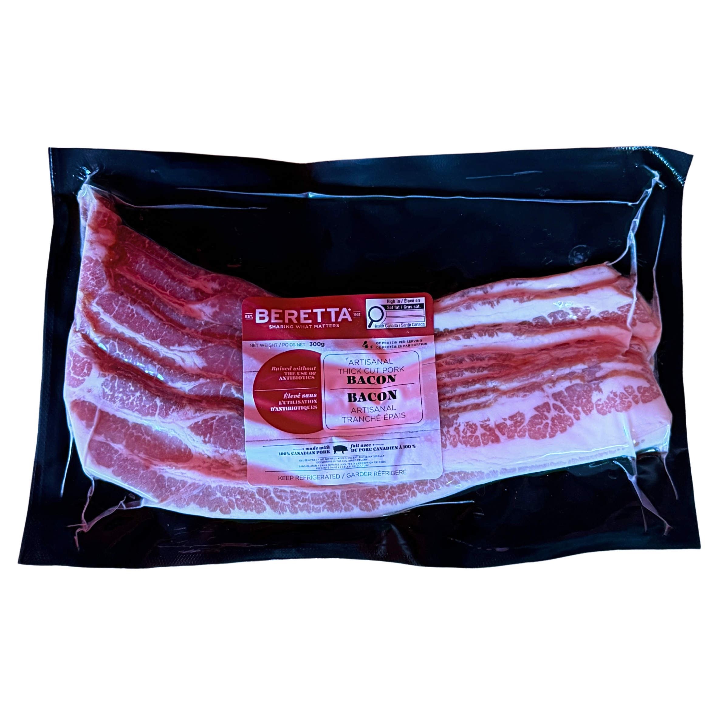 Beretta Artisanal Thick Cut Pork Bacon