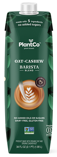 Organic Cashew + Oat Barista Beverage