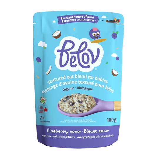 Belov Organic Blueberry Coco Textured Oat Blend for Babies