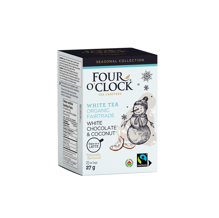 Four O' Clock Organic Fairtrade White Chocolate Coconut Tea