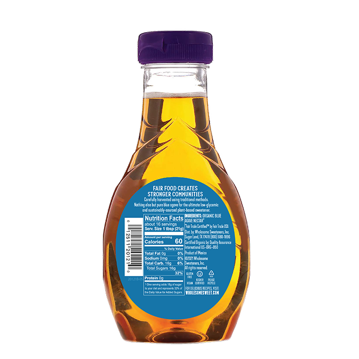 Wholesome Sweeteners Organic Blue Agave Syrup