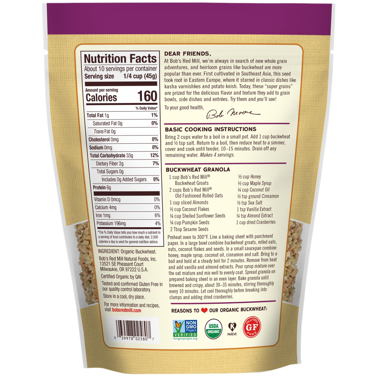 Organic Buckwheat Groats