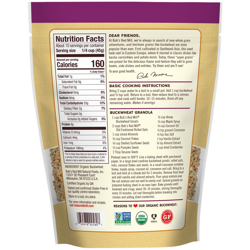 Organic Buckwheat Groats