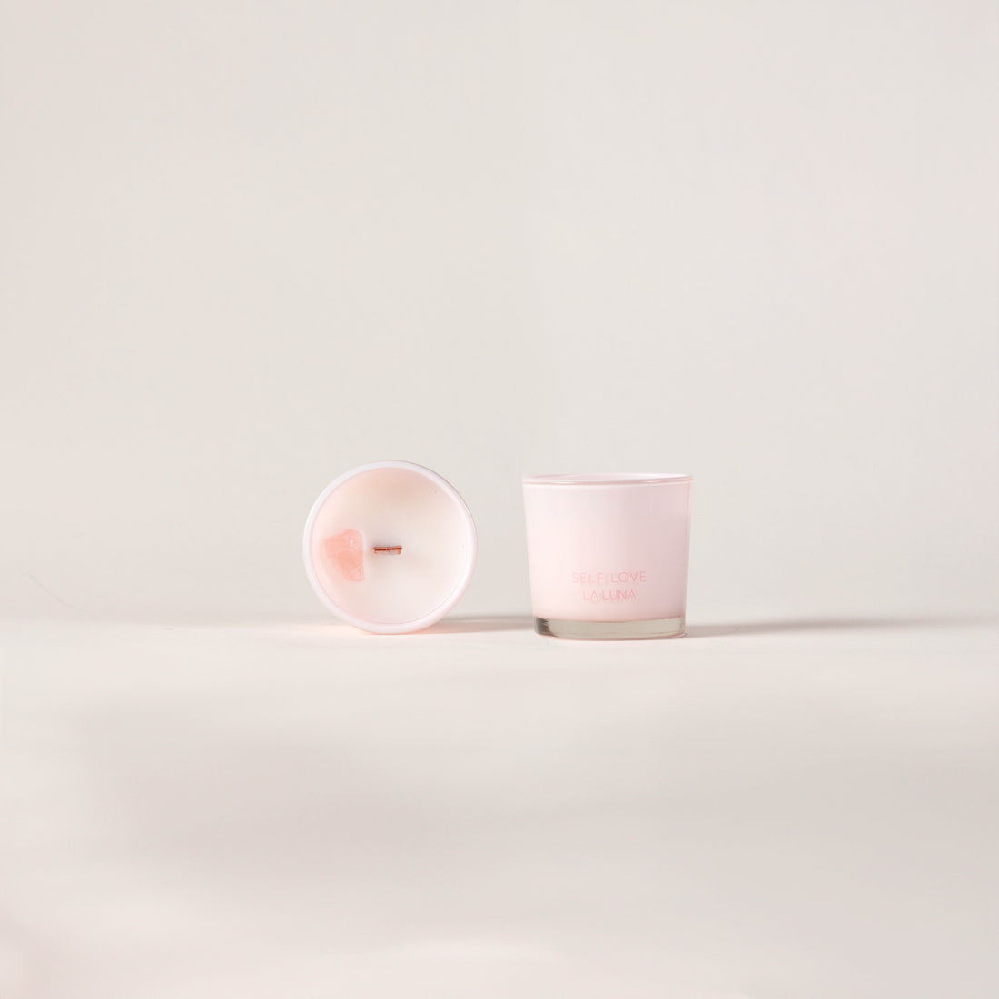 La Luna Self Love Rose Quartz Candle