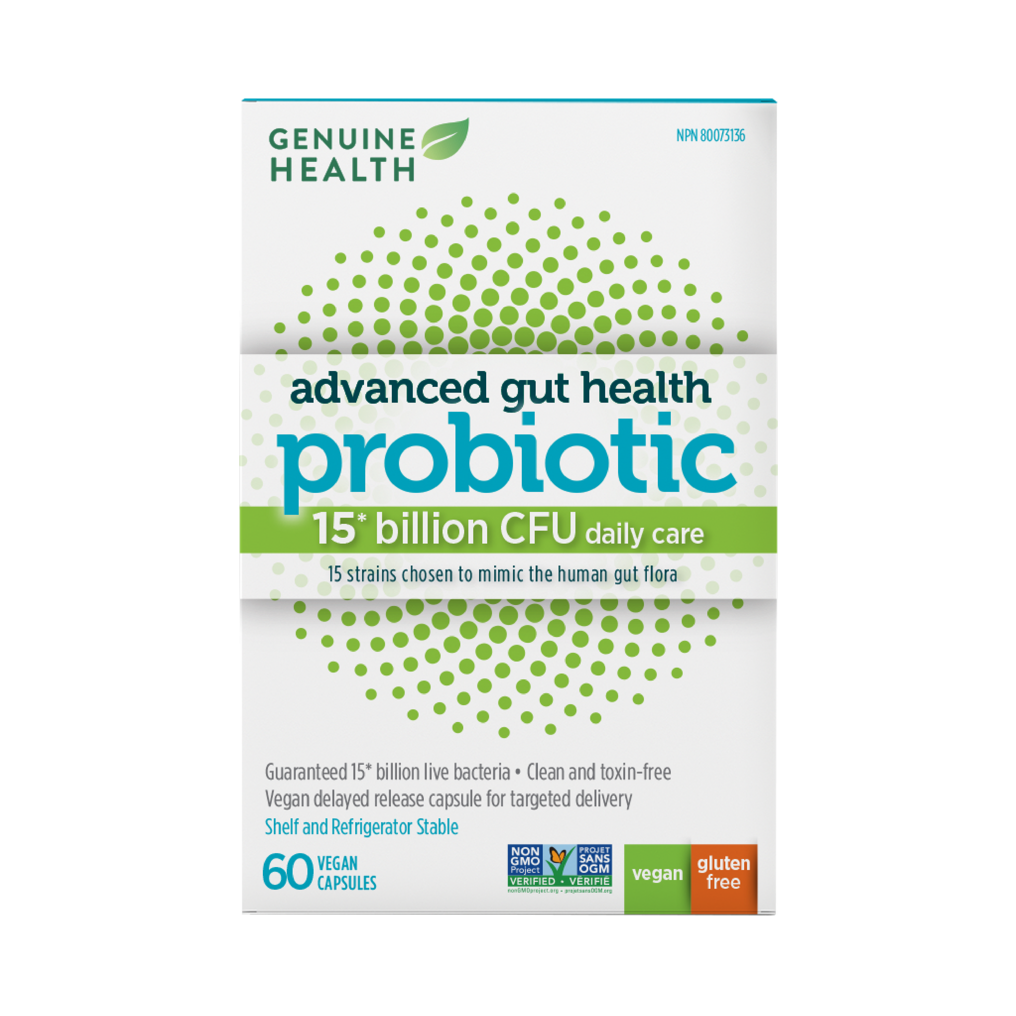 Genuine Health Probiotic 15B CFU Daily Care