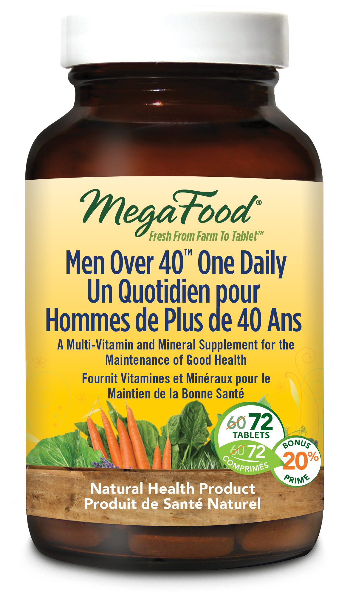 MegaFood Men Over 40 One Daily