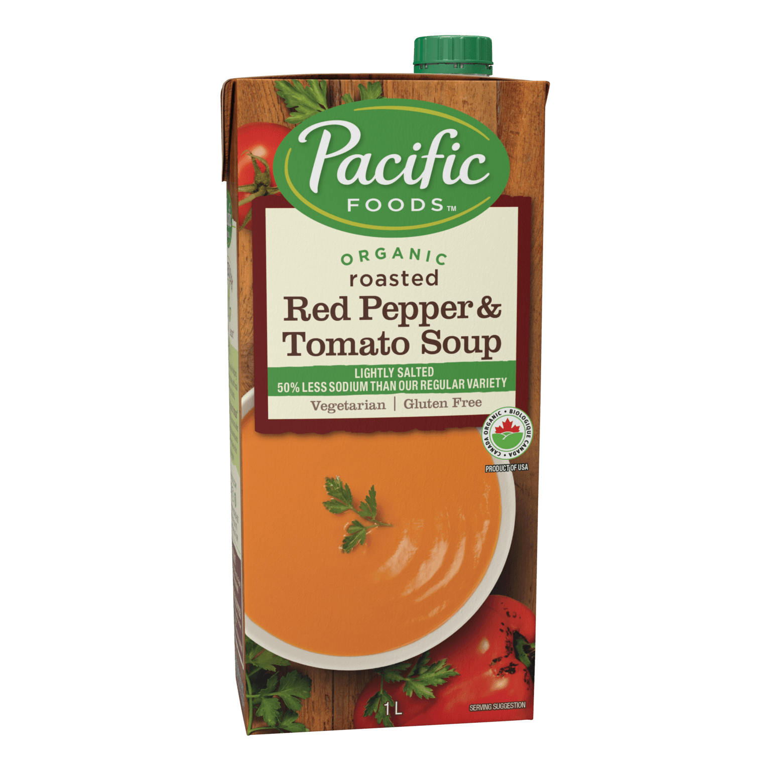 Organic Red Pepper & Tomato Soup Light in Sodium