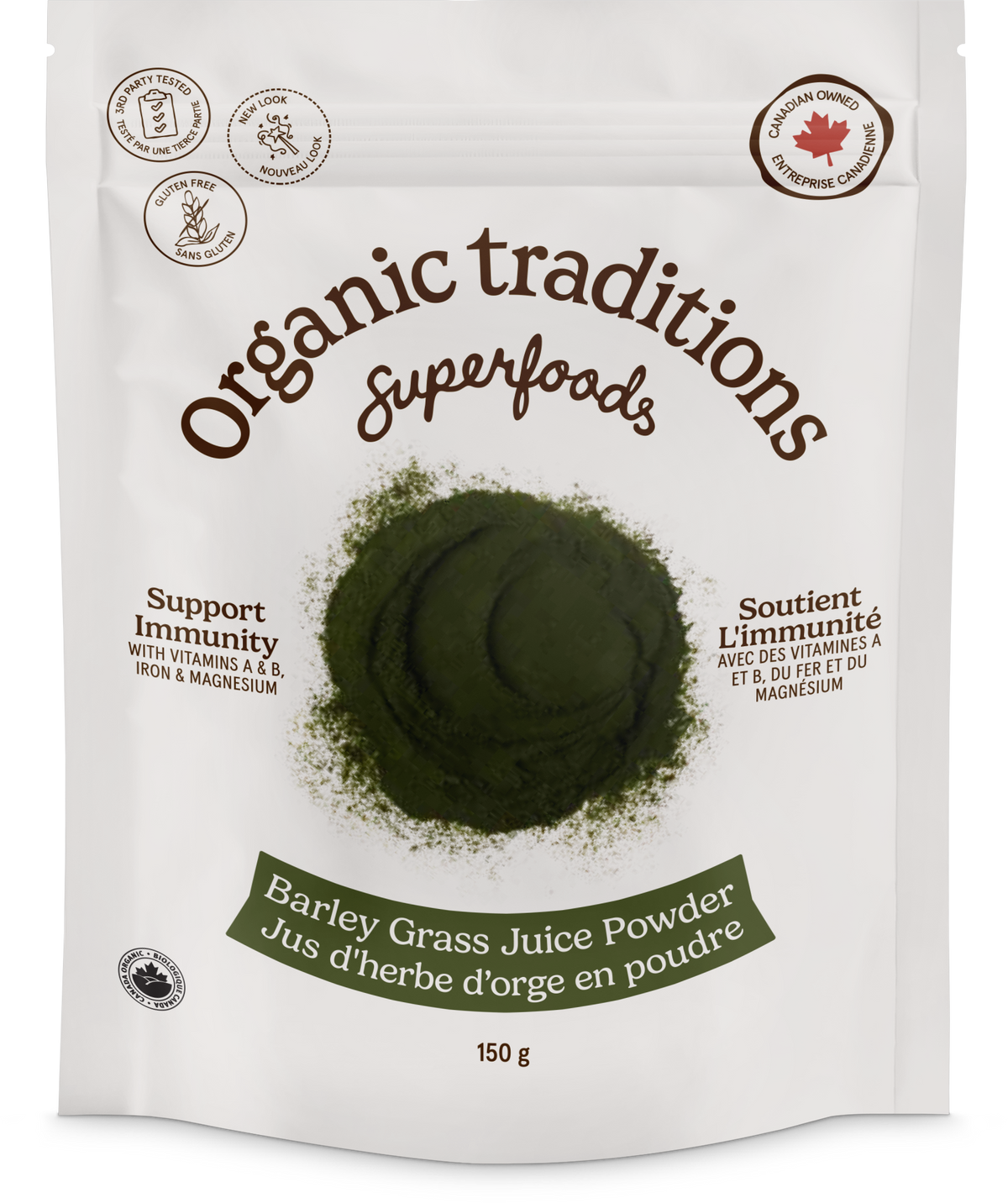 Organic Traditions Organic Barley Grass Juice Powder