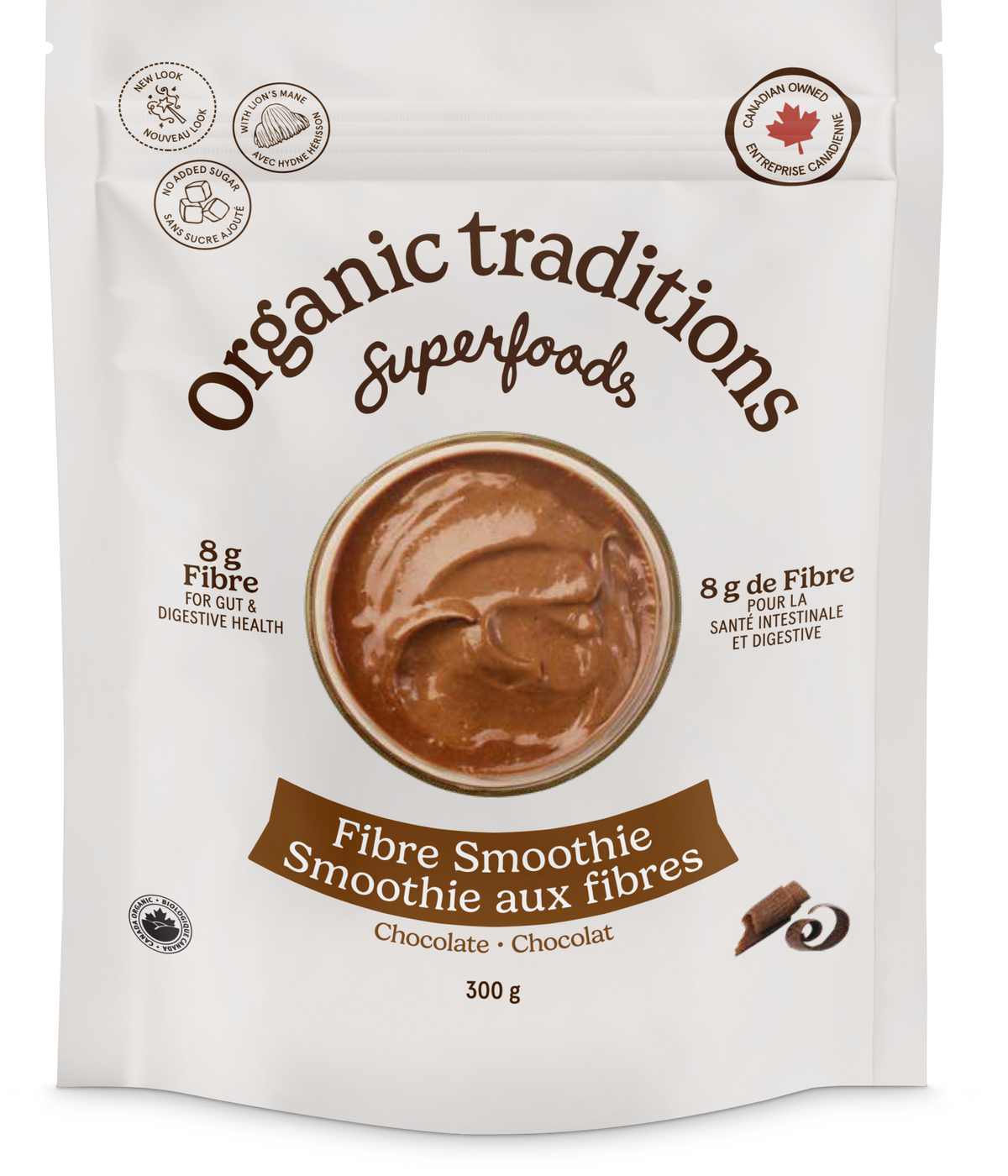 Organic Traditions Chocolate Fibre Fuel Smoothie Boost