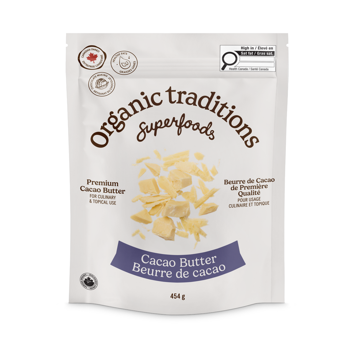 Organic Traditions Cacao Butter