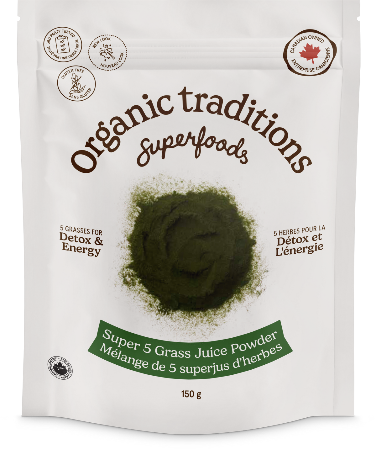 Organic Traditions Organic Super 5 Grass Juice Blend