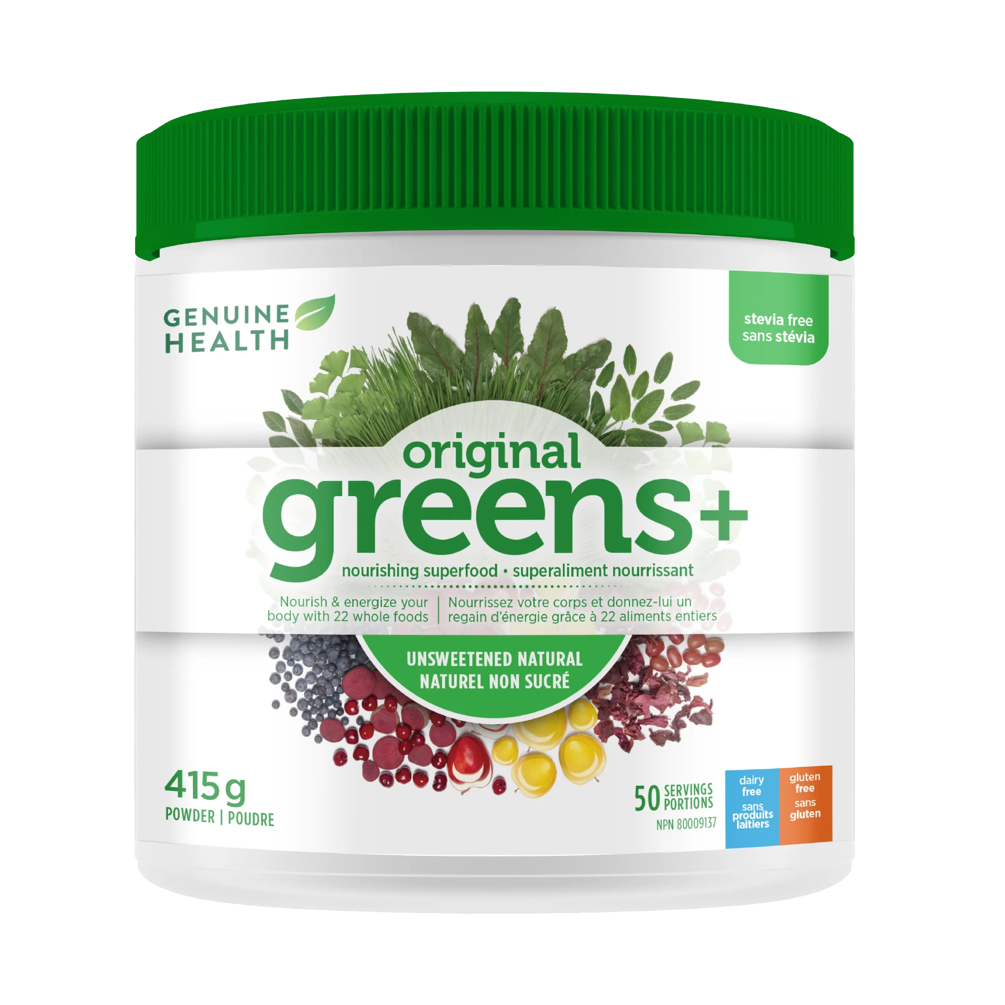 Unsweetened Natural Original Greens+