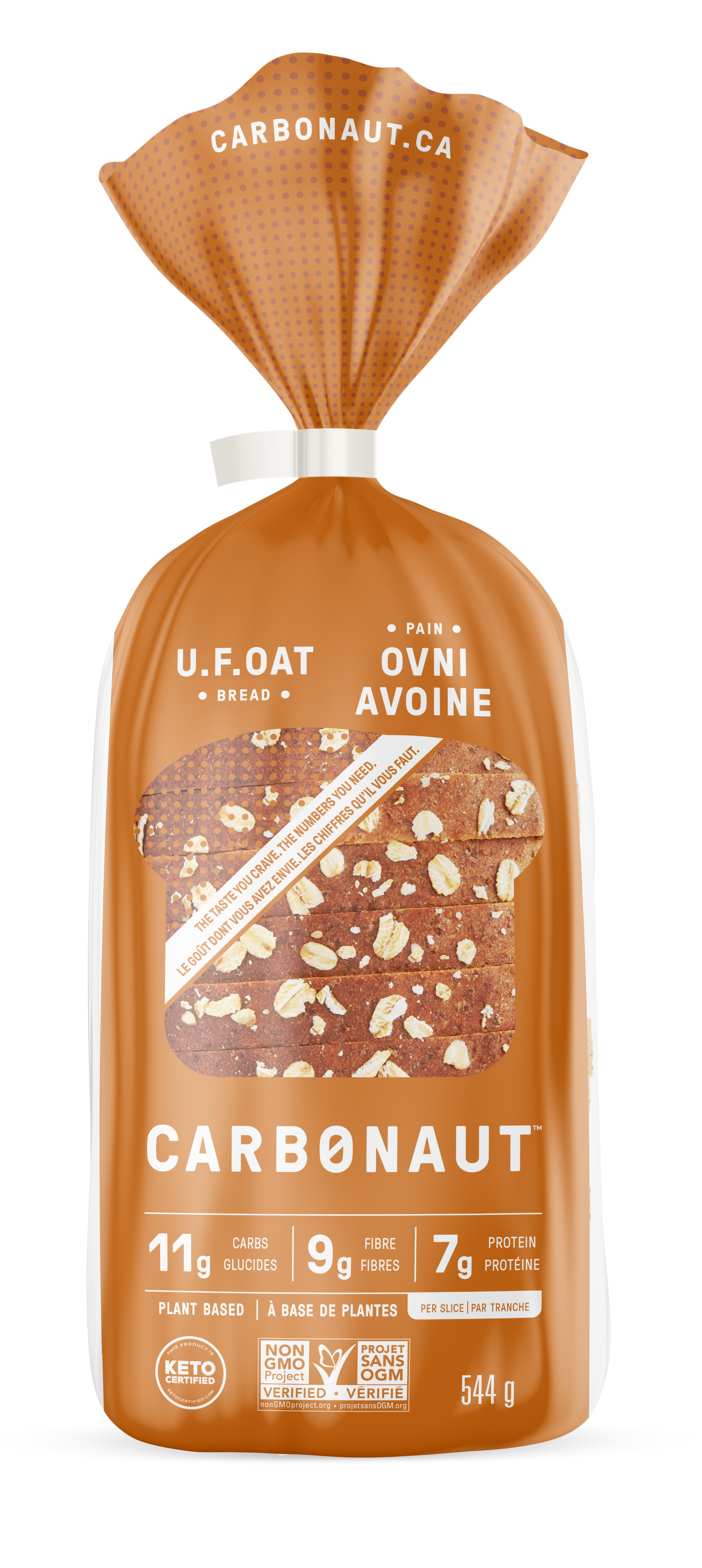 U.F Oat Low Carb Bread Loaf