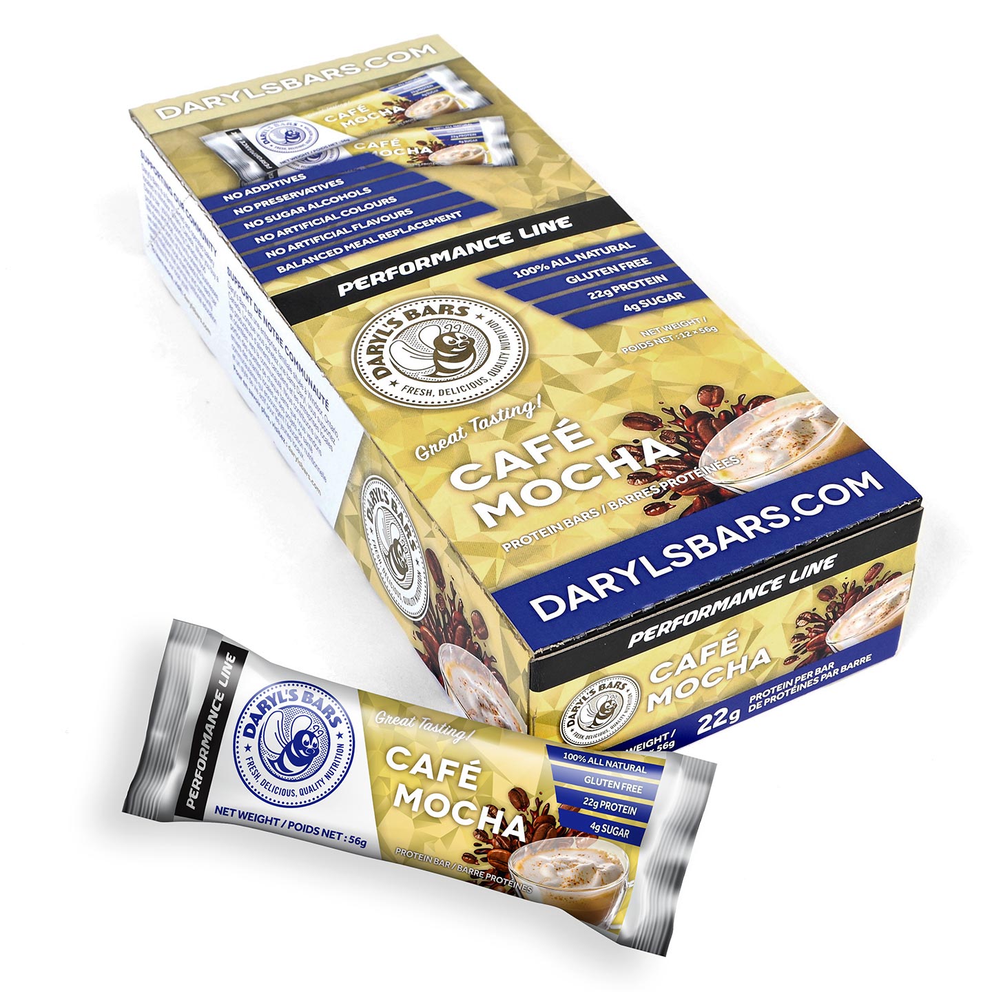Cafe Mocha Protein Bar Case