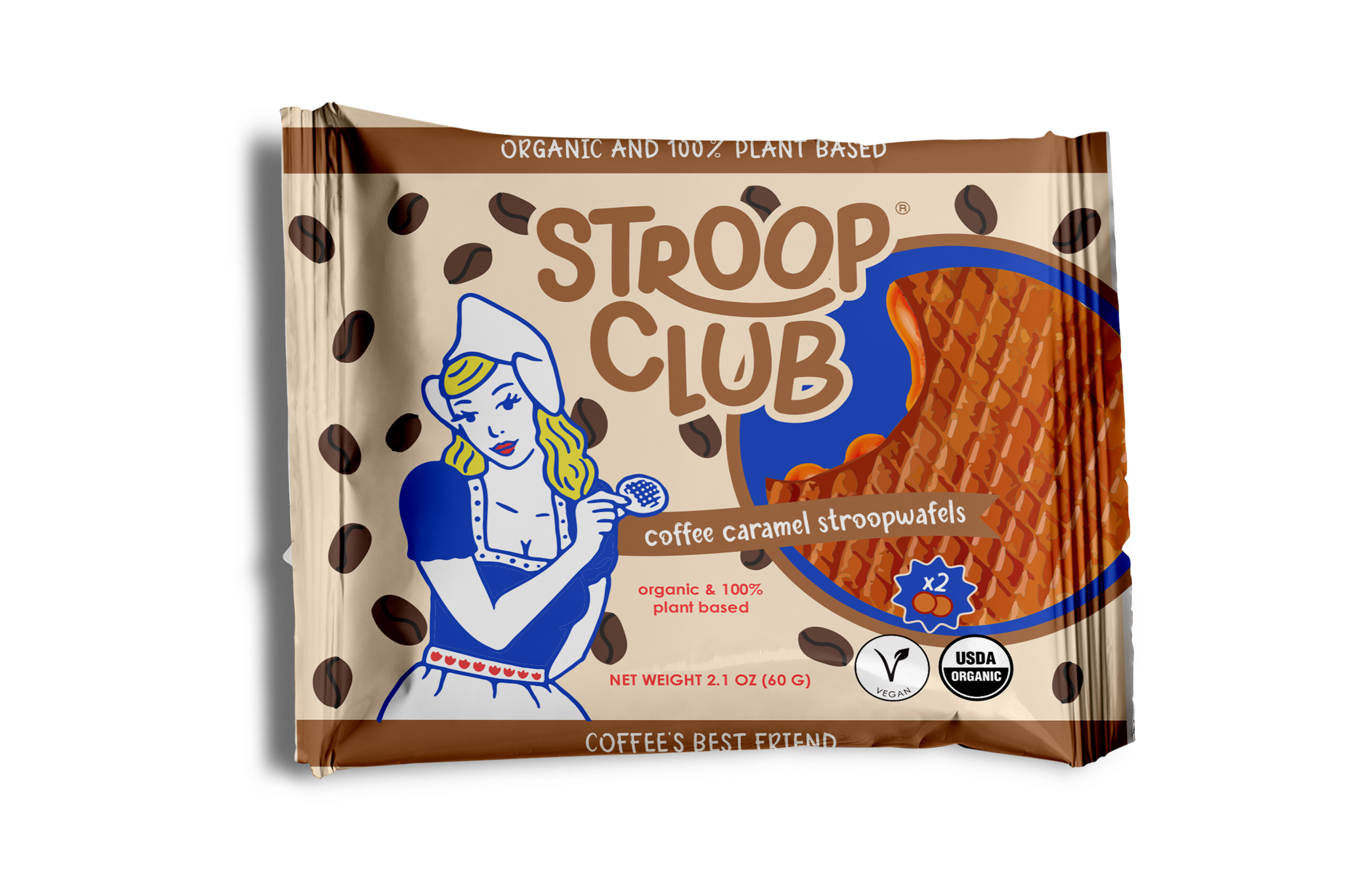 Organic Coffee Caramel Stroopwafels