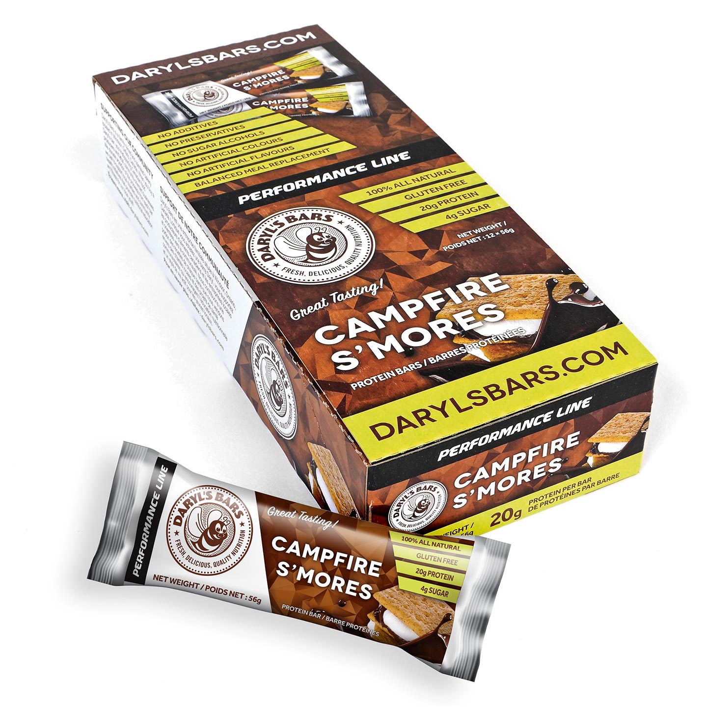 Campfire S'mores Protein Bar Case