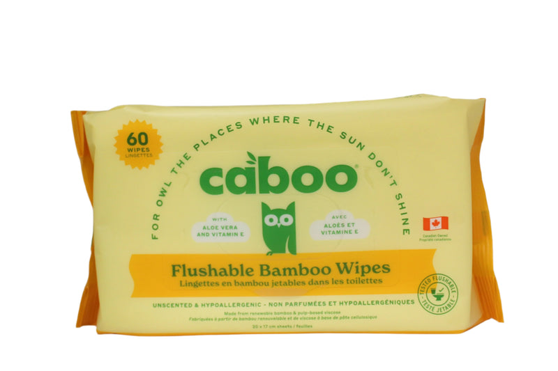 Flushable Bamboo Wipes