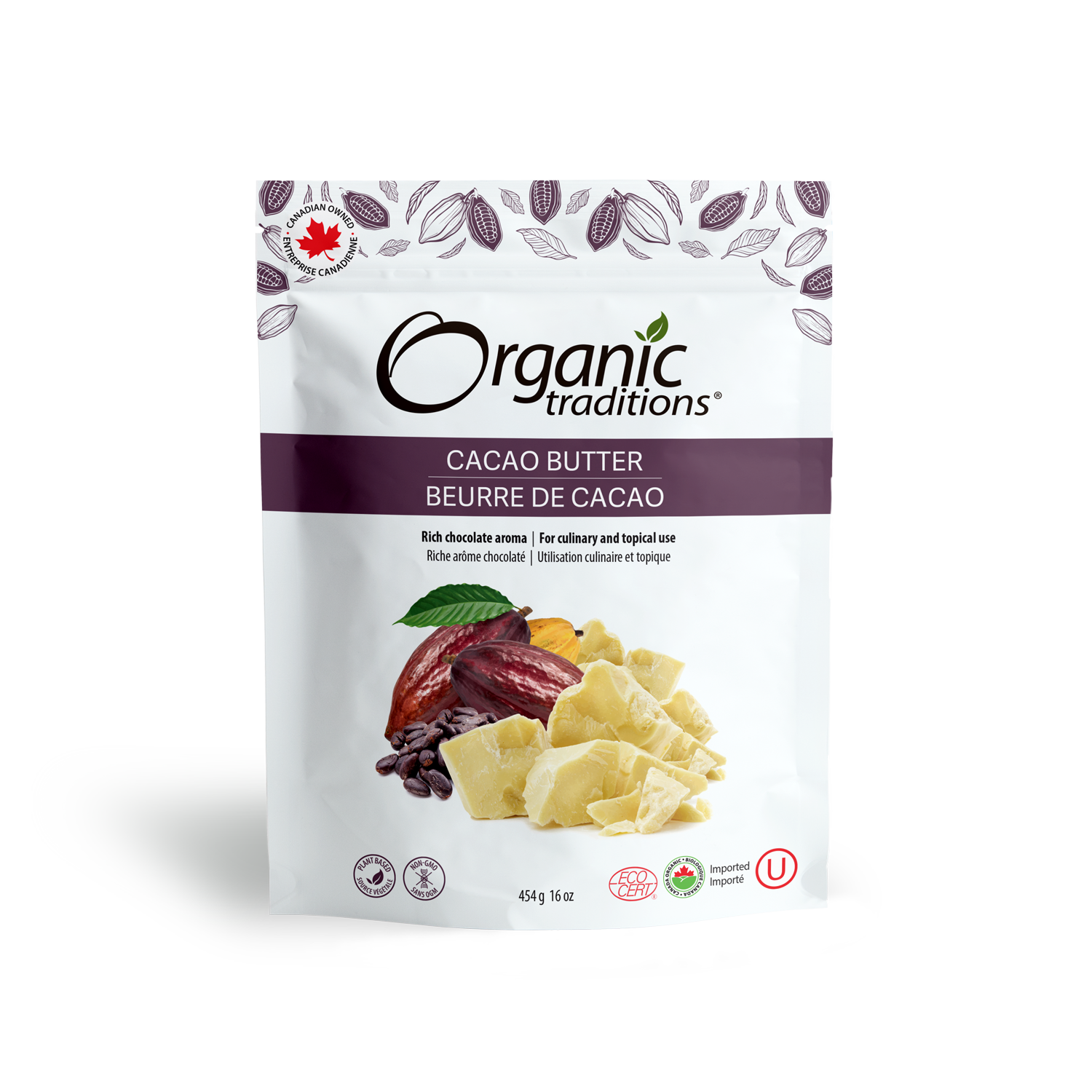 Organic Traditions Cacao Butter