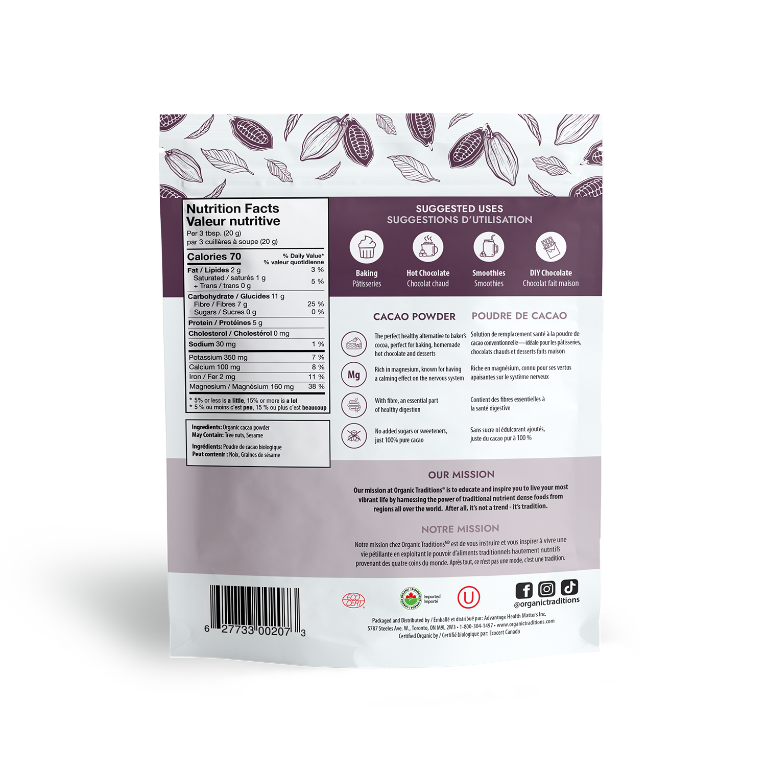 Organic Cacao Powder