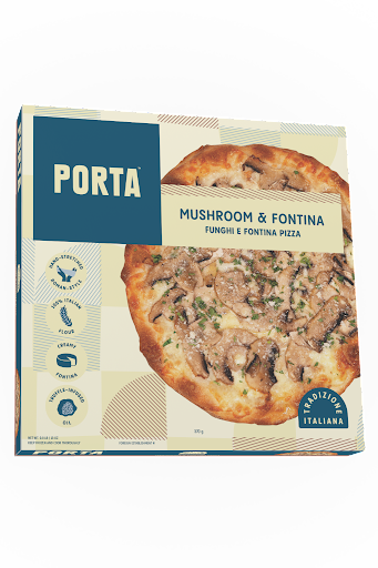 Mushroom Fontina Pizza