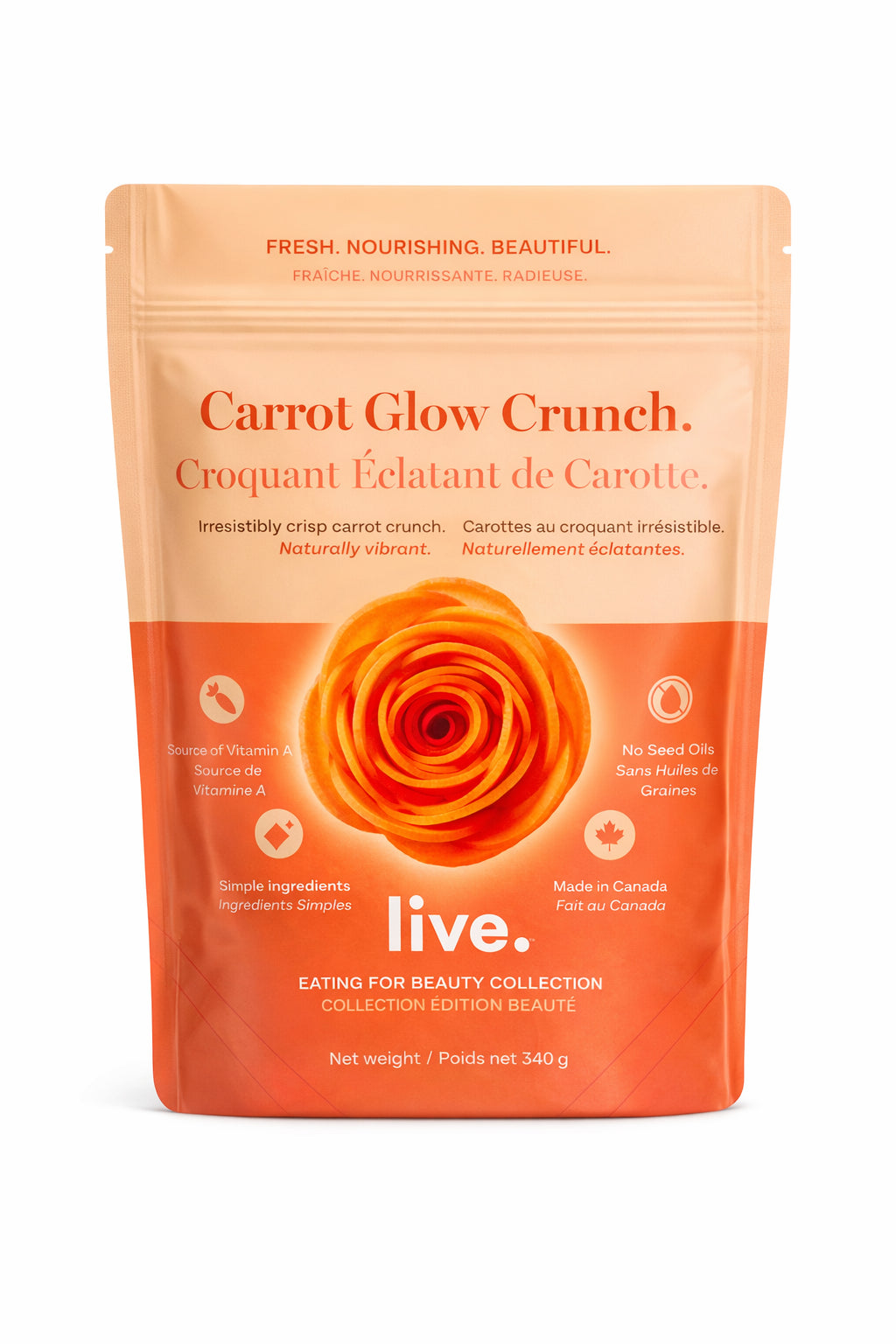 Live Organic Organic Carrot Glow Crunch