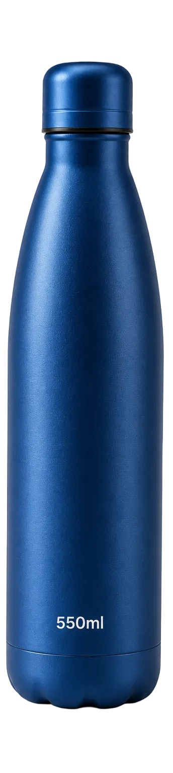 Ambrosia Blue Stainless Steel Bullet Bottle
