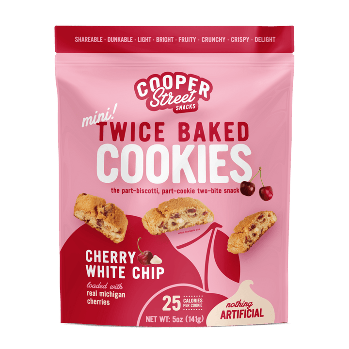 Cooper Street Cherry White Chip Twice Baked Cookies
