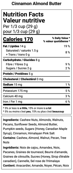 Haley's Pantry Grain-Free Cinnamon Almond Butter Nut and Seed Granola Snack