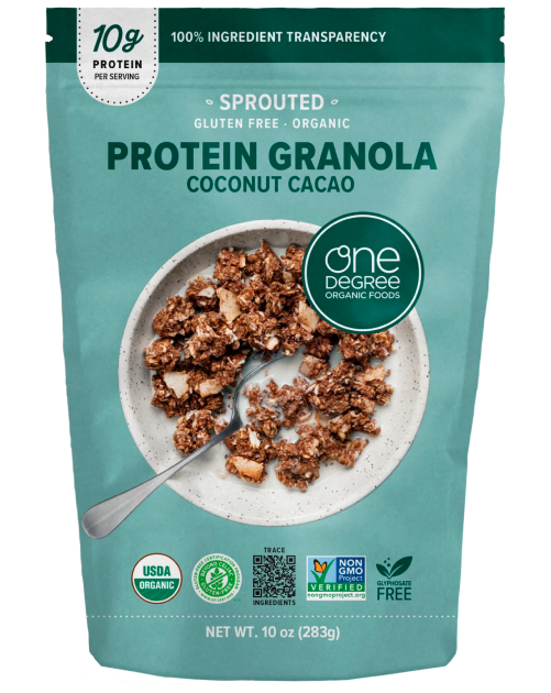 One Degree Organic Gluten-Free Coconut Cacao Protein Granola